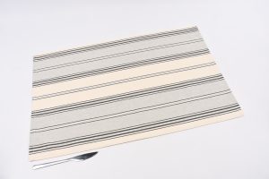 grand torchon de cuisine raye gris bleu