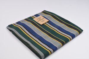 nappe fabriquée en France bayadere vert