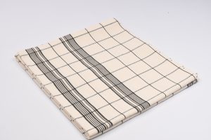 nappe fabriquée en France carreaux noir