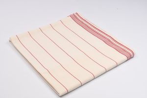nappe fabriquée en France rayure rouge