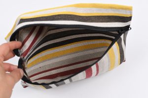 interieur trousse rosy grand modele bayadere gris