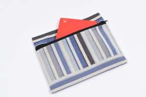 trousse rosy grand modele bayadere bleu