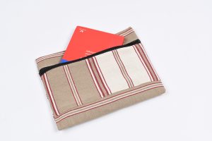 trousse rosy grand modele raye tabac