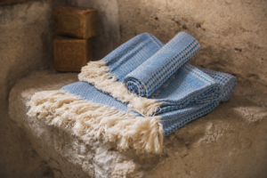 Serviette Hammam Bleu