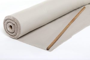 coupon tissu nid abeille taupe