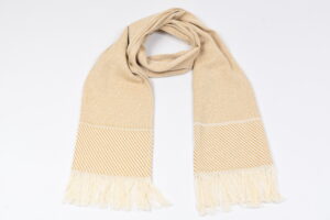 Echarpe- motif Chevron Jaune – Image 2