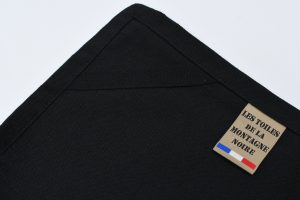 torchon a suspendre uni noir