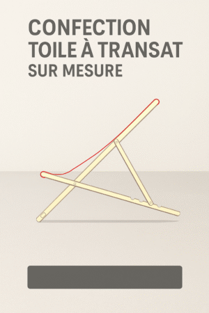 Confection sur mesure toile à transat – Image 2