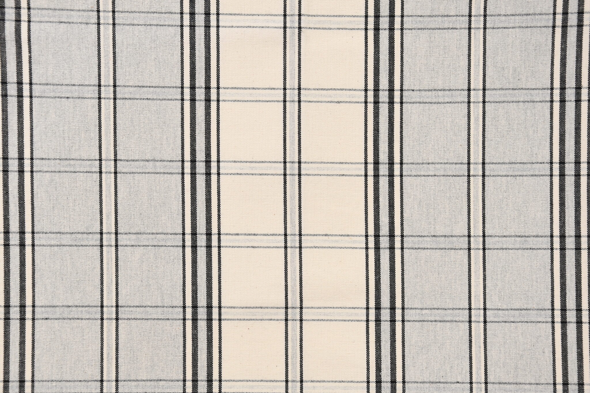 Coupon De Tissu Fluide à Carreaux Bleus - Tissu D'Occasion Pour Couture Vêtements