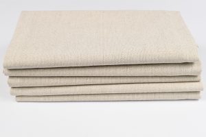 lot-serviette-de-table-coton-unie-tabaco-ecru